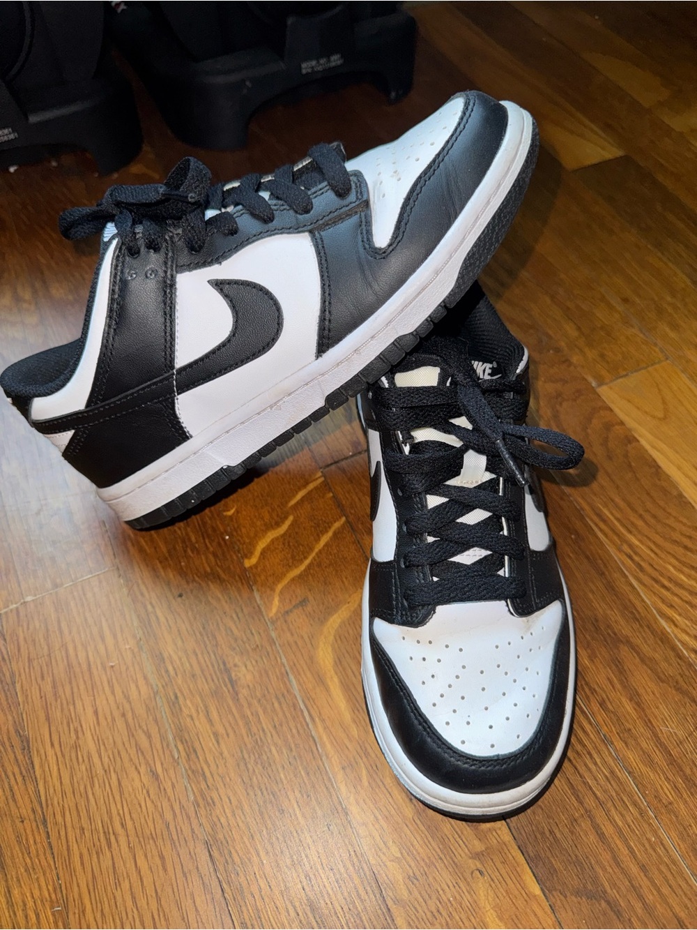 Nike Black and White Low-Top Sneakers